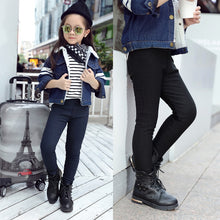 Load image into Gallery viewer, Winter girls Pants with Velvet Thicken Casual Trousers Elastic Pants 3-12Y Kid's Warm Pants Pencil Pants for Girls