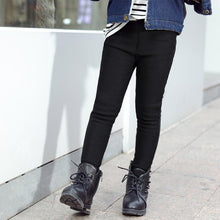 Load image into Gallery viewer, Winter girls Pants with Velvet Thicken Casual Trousers Elastic Pants 3-12Y Kid's Warm Pants Pencil Pants for Girls