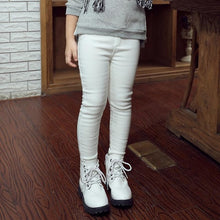 Load image into Gallery viewer, Winter girls Pants with Velvet Thicken Casual Trousers Elastic Pants 3-12Y Kid's Warm Pants Pencil Pants for Girls