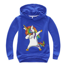 Load image into Gallery viewer, Children Fashion Dab Anime Hoodies Boys Girls Funny Sweatshirts Dabbing Unicorn Kids Pullovers Tops