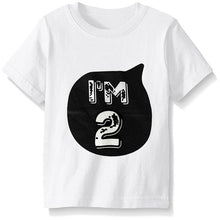 Load image into Gallery viewer, Boys Birthday T Shirt Girls Kid's Clothing Toddler 100% cotton Tops tee baby Brothers Casual T-shirt 1 2 3 4 Years