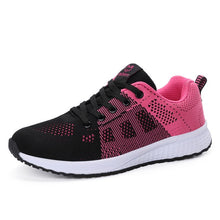 Load image into Gallery viewer, Casual Shoes Fashion Breathable Walking Mesh Lace Up Flat Shoes Sneakers Women 2019 Tenis Feminino White Vulcanized Shoes