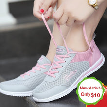 Load image into Gallery viewer, Women Shoes Summer White Sneakers Basket Femme Super Light Vulcanized Shoes Female Mesh Sneakers Women Casual Shoe