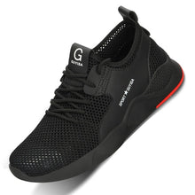 Load image into Gallery viewer, Mesh Steel Toe Work Shoes Breathable Working Shoes Man Safety Lightweight Puncture-Proof Safety Boots Dropshipping