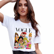 Load image into Gallery viewer, T Shirts Women Fashion Graphic Print Vogue Tshirts Casual Tops Harajuku Tees Female T shirts Clothing Camisas Mujer