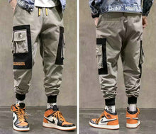 Load image into Gallery viewer, Men's Multi Pockets Cargo Harem Pants Hip Hop Casual Male Track Pants Joggers Trousers Fashion Harajuku Men Pants