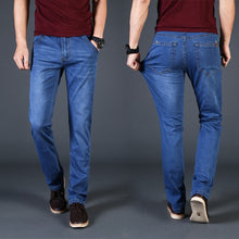 Load image into Gallery viewer, cotton Jeans Men High Quality Famous Brand Denim trousers soft mens pants spring jean fashion Large Big size 40 42 44