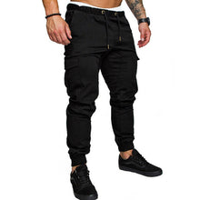 Load image into Gallery viewer, Joggers Pants Solid Thin Cargo Sweatpants Male Multi-pocket Trousers New Mens Sportswear Hip Hop Harem Pencil Pants