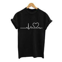 Load image into Gallery viewer, New Women T-shirts Casual Harajuku Love Printed Tops Tee Summer Female T shirt Short Sleeve T shirt For Women Clothing