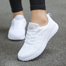 Load image into Gallery viewer, Casual Shoes Fashion Breathable Walking Mesh Flat Shoes Woman White Sneakers Women 2020 Tenis Feminino Female Shoes