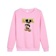 Load image into Gallery viewer, Mickey mouse Women Sweatshirts Hoodies Character Printed Casual Pullover Cute Jumpers Top Long Sleeve O-Neck Fleece Tops