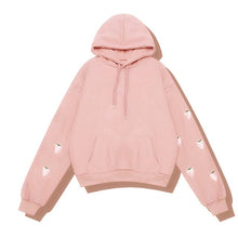 Load image into Gallery viewer, Strawberry Embroidery Lavender Pink Sweatshirt Autumn Winter Women Kawaii Loose Long Sleeves Tops Oversized Hoodies XXL