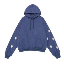 Load image into Gallery viewer, Strawberry Embroidery Lavender Pink Sweatshirt Autumn Winter Women Kawaii Loose Long Sleeves Tops Oversized Hoodies XXL