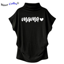 Load image into Gallery viewer, NEW Hararuku Mama T-shirt Femme Vogue Women Short Batwing Sleeve Ulzzang Printed Mom Life