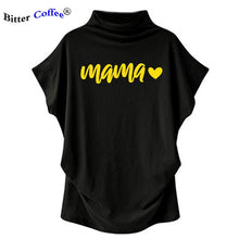 Load image into Gallery viewer, NEW Hararuku Mama T-shirt Femme Vogue Women Short Batwing Sleeve Ulzzang Printed Mom Life
