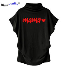 Load image into Gallery viewer, NEW Hararuku Mama T-shirt Femme Vogue Women Short Batwing Sleeve Ulzzang Printed Mom Life