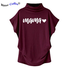 Load image into Gallery viewer, NEW Hararuku Mama T-shirt Femme Vogue Women Short Batwing Sleeve Ulzzang Printed Mom Life