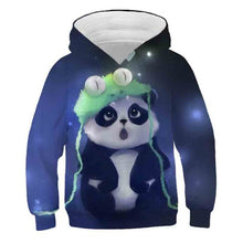 Load image into Gallery viewer, fashion cute kid's sports hoodie casual boy's and girl's long-sleeved cute cat hoodie streetwear sweatshirt