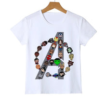 Load image into Gallery viewer, Kid's T shirt Superhero Costume Cartoon print boy girl child summer fashion clothing T-shirt Children's Top Tees Y8-8