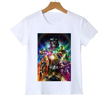 Load image into Gallery viewer, Kid's T shirt Superhero Costume Cartoon print boy girl child summer fashion clothing T-shirt Children's Top Tees Y8-8