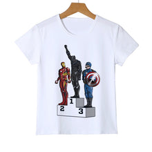 Load image into Gallery viewer, Kid's T shirt Superhero Costume Cartoon print boy girl child summer fashion clothing T-shirt Children's Top Tees Y8-8