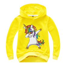 Load image into Gallery viewer, Children Fashion Dab Anime Hoodies Boys Girls Funny Sweatshirts Dabbing Unicorn Kids Pullovers Tops
