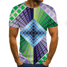 Load image into Gallery viewer, Three-dimensional vortex T-shirts Men's Summer 3D Print  Casual 3D T Shirt Tops Tee XXS-6XL
