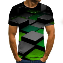Load image into Gallery viewer, Three-dimensional vortex T-shirts Men's Summer 3D Print  Casual 3D T Shirt Tops Tee XXS-6XL
