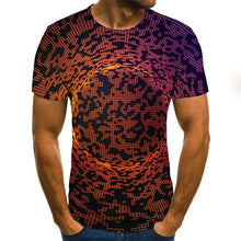 Load image into Gallery viewer, Three-dimensional vortex T-shirts Men's Summer 3D Print  Casual 3D T Shirt Tops Tee XXS-6XL
