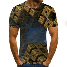 Load image into Gallery viewer, Three-dimensional vortex T-shirts Men's Summer 3D Print  Casual 3D T Shirt Tops Tee XXS-6XL
