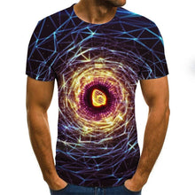 Load image into Gallery viewer, Three-dimensional vortex T-shirts Men's Summer 3D Print  Casual 3D T Shirt Tops Tee XXS-6XL

