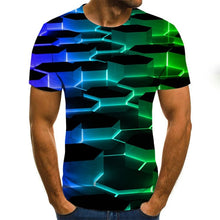 Load image into Gallery viewer, Three-dimensional vortex T-shirts Men's Summer 3D Print  Casual 3D T Shirt Tops Tee XXS-6XL
