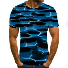 Load image into Gallery viewer, Three-dimensional vortex T-shirts Men's Summer 3D Print  Casual 3D T Shirt Tops Tee XXS-6XL
