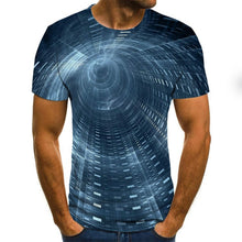 Load image into Gallery viewer, Three-dimensional vortex T-shirts Men's Summer 3D Print  Casual 3D T Shirt Tops Tee XXS-6XL
