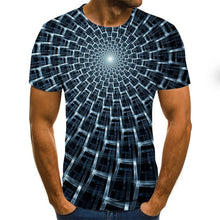 Load image into Gallery viewer, Three-dimensional vortex T-shirts Men's Summer 3D Print  Casual 3D T Shirt Tops Tee XXS-6XL
