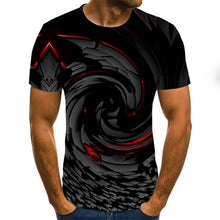 Load image into Gallery viewer, Three-dimensional vortex T-shirts Men's Summer 3D Print  Casual 3D T Shirt Tops Tee XXS-6XL

