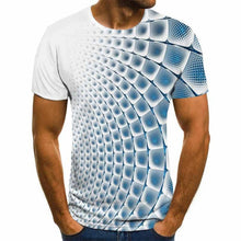 Load image into Gallery viewer, Three-dimensional vortex T-shirts Men's Summer 3D Print  Casual 3D T Shirt Tops Tee XXS-6XL
