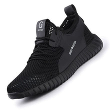 Load image into Gallery viewer, Mesh Steel Toe Work Shoes Breathable Working Shoes Man Safety Lightweight Puncture-Proof Safety Boots Dropshipping
