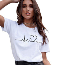 Load image into Gallery viewer, T Shirts Women Fashion Graphic Print Vogue Tshirts Casual  Tops Harajuku Tees Female T shirts Clothing Camisas Mujer
