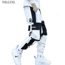 Load image into Gallery viewer, Men's Multi Pockets Cargo Harem Pants Hip Hop Casual Male Track Pants Joggers Trousers Fashion Harajuku Men Pants

