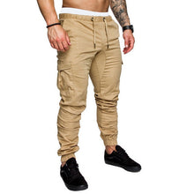 Load image into Gallery viewer, Joggers Pants Solid Thin Cargo Sweatpants Male Multi-pocket Trousers New Mens Sportswear Hip Hop Harem Pencil Pants
