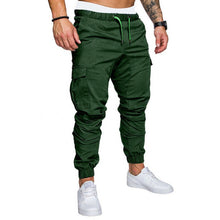 Load image into Gallery viewer, Joggers Pants Solid Thin Cargo Sweatpants Male Multi-pocket Trousers New Mens Sportswear Hip Hop Harem Pencil Pants

