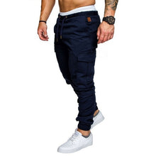 Load image into Gallery viewer, Joggers Pants Solid Thin Cargo Sweatpants Male Multi-pocket Trousers New Mens Sportswear Hip Hop Harem Pencil Pants

