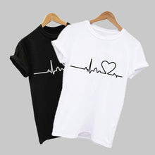 Load image into Gallery viewer, New Women T-shirts Casual Harajuku Love Printed Tops Tee Summer Female T shirt Short Sleeve T shirt For Women Clothing

