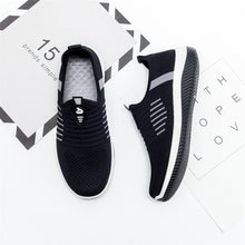 Load image into Gallery viewer, Flat Shoes Knit Woman Casual Slip On Vulcanized Shoes Female Mesh Soft Breathable Women's Footwear For Ladies Sneaker
