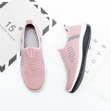 Load image into Gallery viewer, Flat Shoes Knit Woman Casual Slip On Vulcanized Shoes Female Mesh Soft Breathable Women's Footwear For Ladies Sneaker
