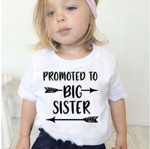 Load image into Gallery viewer, Big Sister Kid's T Shirt Boys Girls Summer Short Sleeve Funny Graphic Printed Top Tee Shirt Children Tshirt KT-2055
