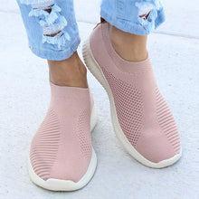 Load image into Gallery viewer, Slip on White Shoes Woman Lightweight White Sneakers Summer Autumn Casual Chaussures Femme Basket Flats Shoes
