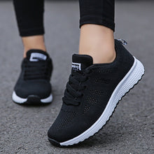 Load image into Gallery viewer, Casual Shoes Fashion Breathable Walking Mesh Flat Shoes Woman White Sneakers Women 2020 Tenis Feminino Female Shoes
