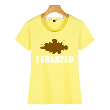 Load image into Gallery viewer, Tops T Shirt Women i sharted Vogue Vintage Print Female Tshirt
